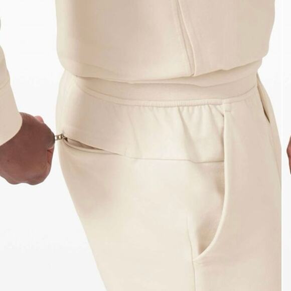 Lululemon Men’s City Sweat Jogger in White Opal Cream, Size Medium - Picture 4 of 14